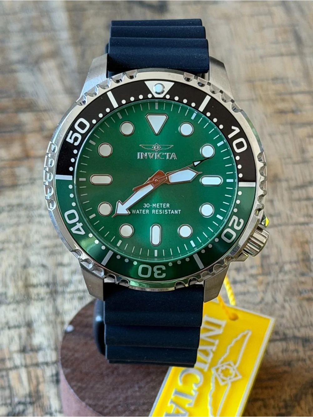 NEW Invicta Pro Diver Neptune Green Dial Two-Tone Watch 48mm - 30M WR NIB